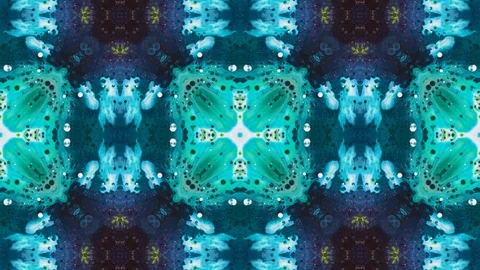 Poly Art Kaleidoscope Hypnotic Pattern Animation Footage Stock Footage 126689761