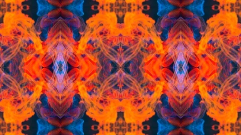 Poly Art Kaleidoscope Hypnotic Pattern Animation Footage Stock Footage 126690013