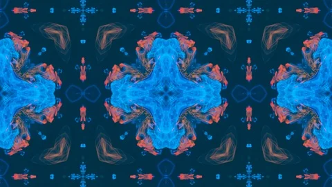 Poly Art Kaleidoscope Hypnotic Pattern Animation Footage Stock Footage 126690057