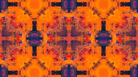 Poly Art Kaleidoscope Hypnotic Pattern Animation Footage Stock Footage 126690077