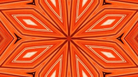 Poly Art Kaleidoscope Hypnotic Pattern Animation Footage Video stock 126690168