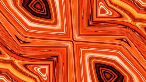 Poly Art Kaleidoscope Hypnotic Pattern Animation Footage Video stock 126690311