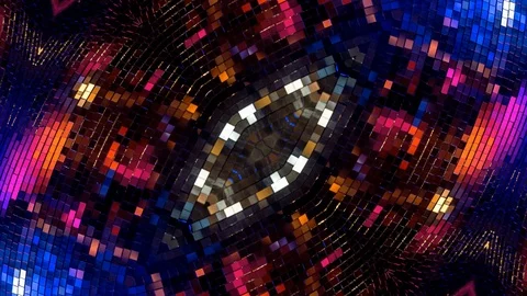 Poly Art Kaleidoscope Hypnotic Pattern Animation Footage Stock Footage 126690695