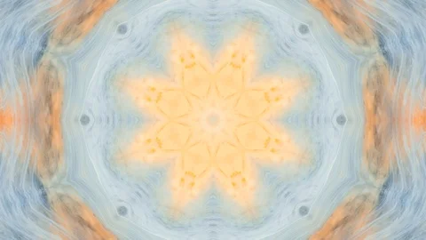 Poly Art Kaleidoscope Hypnotic Pattern Animation Footage Stock Footage 126690729