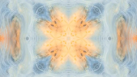 Poly Art Kaleidoscope Hypnotic Pattern Animation Footage Stock Footage 126690796