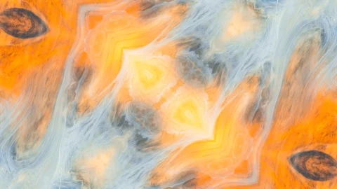 Poly Art Kaleidoscope Hypnotic Pattern Animation Footage Stock Footage 126690861