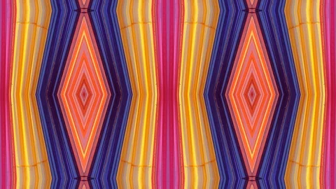 Poly Art Kaleidoscope Hypnotic Pattern Animation Footage Stock Footage 126691143