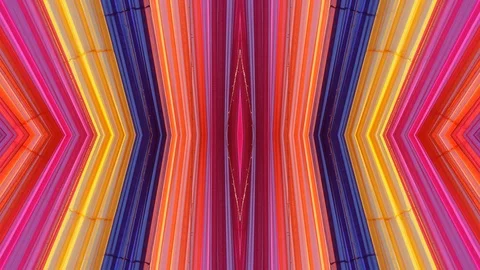 Poly Art Kaleidoscope Hypnotic Pattern Animation Footage Stock Footage 126691147