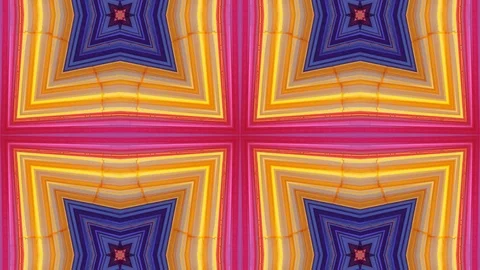 Poly Art Kaleidoscope Hypnotic Pattern Animation Footage Stock Footage 126691160