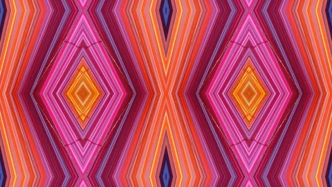 Poly Art Kaleidoscope Hypnotic Pattern Animation Footage Stock Footage 126691178