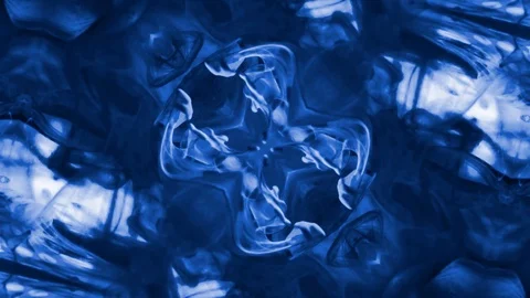 Poly Art Kaleidoscope Hypnotic Pattern Animation Footage Stock Footage 126691224