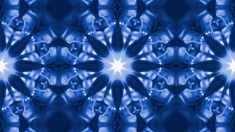 Poly Art Kaleidoscope Hypnotic Pattern Animation Footage Stock Footage 126691257