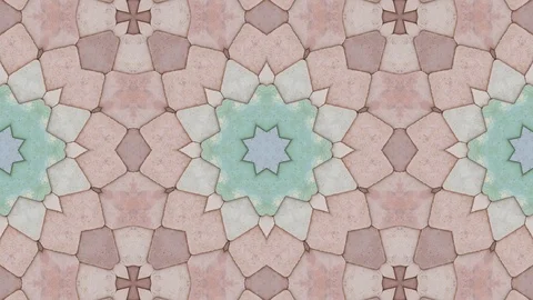 Poly Art Kaleidoscope Hypnotic Pattern Animation Footage Stock Footage 126691386