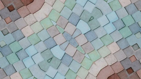 Poly Art Kaleidoscope Hypnotic Pattern Animation Footage Stock Footage 126691511