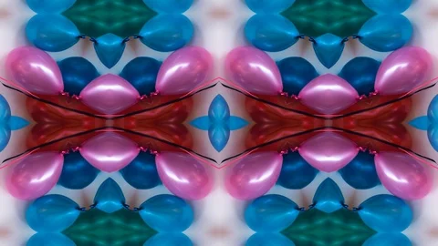 Poly Art Kaleidoscope Hypnotic Pattern Animation Footage Stock Footage 126691559