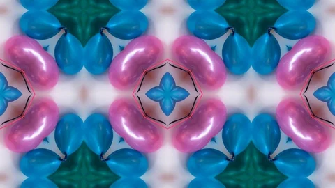 Poly Art Kaleidoscope Hypnotic Pattern Animation Footage Stock Footage 126691628