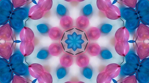 Poly Art Kaleidoscope Hypnotic Pattern Animation Footage Stock Footage 126691669