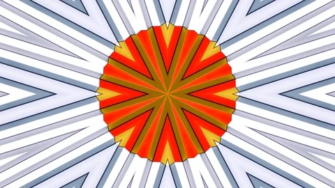 Poly Art Kaleidoscope Hypnotic Pattern Animation Footage Stock Footage 126691750
