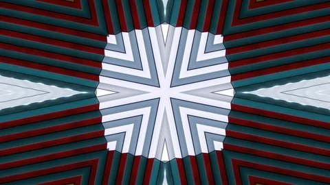 Poly Art Kaleidoscope Hypnotic Pattern Animation Footage Stock Footage 126691774