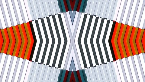 Poly Art Kaleidoscope Hypnotic Pattern Animation Footage Stock Footage 126691777