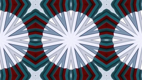 Poly Art Kaleidoscope Hypnotic Pattern Animation Footage Stock Footage 126691811