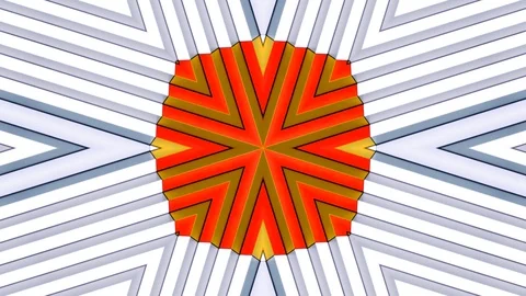 Poly Art Kaleidoscope Hypnotic Pattern Animation Footage Stock Footage 126691846
