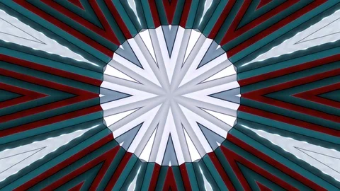 Poly Art Kaleidoscope Hypnotic Pattern Animation Footage Stock Footage 126691888