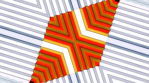 Poly Art Kaleidoscope Hypnotic Pattern Animation Footage Stock Footage 126691933