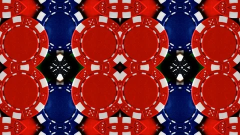 Poly Art Kaleidoscope Hypnotic Pattern Animation Footage Stock Footage 126692086