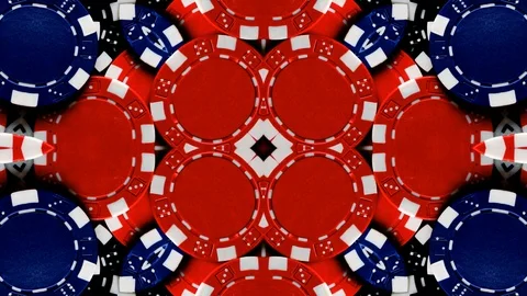 Poly Art Kaleidoscope Hypnotic Pattern Animation Footage Stock Footage 126692185