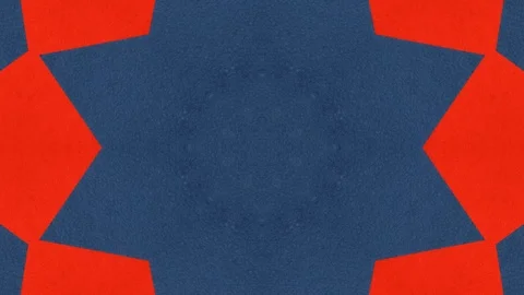 Poly Art Kaleidoscope Hypnotic Pattern Animation Footage Video stock 126692385