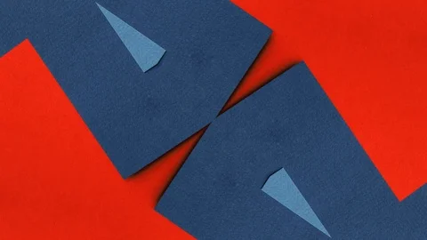 Poly Art Kaleidoscope Hypnotic Pattern Animation Footage Stock Footage 126692539