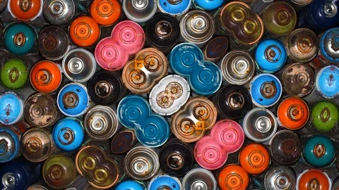 Poly Art Kaleidoscope Hypnotic Pattern Animation Footage Video stock 126692753