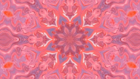 Poly Art Kaleidoscope Hypnotic Pattern Animation Footage Stock Footage 126692821