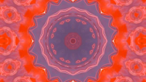 Poly Art Kaleidoscope Hypnotic Pattern Animation Footage Stock Footage 126692998
