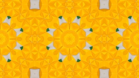 Poly Art Kaleidoscope Hypnotic Pattern Animation Footage Stock Footage 126693247