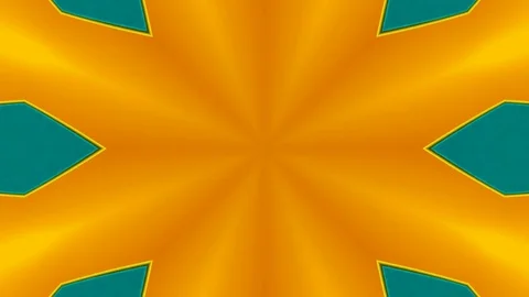 Poly Art Kaleidoscope Hypnotic Pattern Animation Footage Stock Footage 126693497