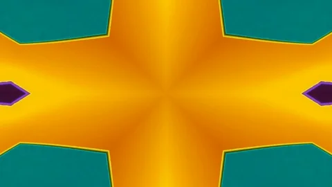 Poly Art Kaleidoscope Hypnotic Pattern Animation Footage Stock Footage 126693528