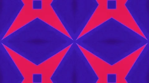 Poly Art Kaleidoscope Hypnotic Pattern Animation Footage Stock Footage 126693628