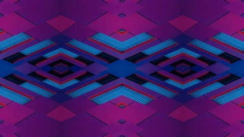 Poly Art Kaleidoscope Hypnotic Pattern Animation Footage Stock Footage 126693828
