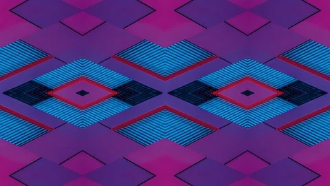 Poly Art Kaleidoscope Hypnotic Pattern Animation Footage Stock Footage 126693842