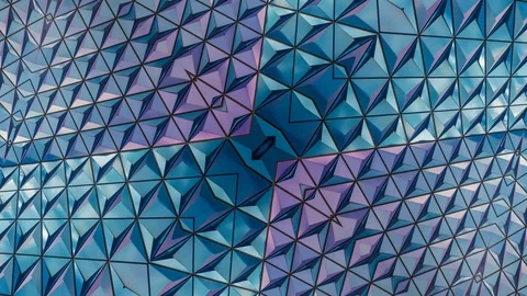 Poly Art Kaleidoscope Hypnotic Pattern Animation Footage Stock Footage 126694234