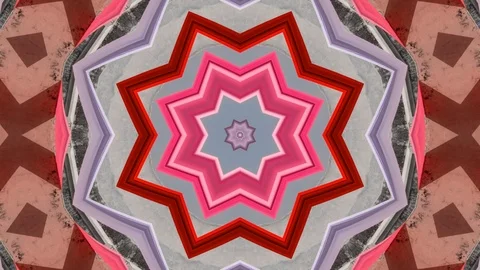 Poly Art Kaleidoscope Hypnotic Pattern Animation Footage Stock Footage 126694275