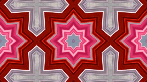 Poly Art Kaleidoscope Hypnotic Pattern Animation Footage Stock Footage 126694338
