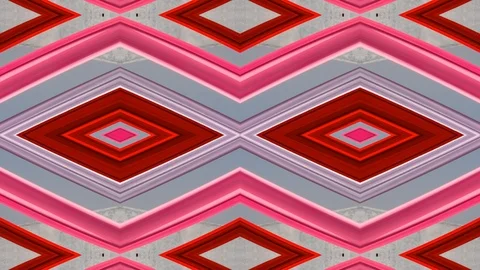 Poly Art Kaleidoscope Hypnotic Pattern Animation Footage Stock Footage 126694353
