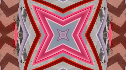 Poly Art Kaleidoscope Hypnotic Pattern Animation Footage Stock Footage 126694379