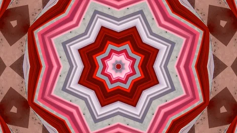 Poly Art Kaleidoscope Hypnotic Pattern Animation Footage Stock Footage 126694434