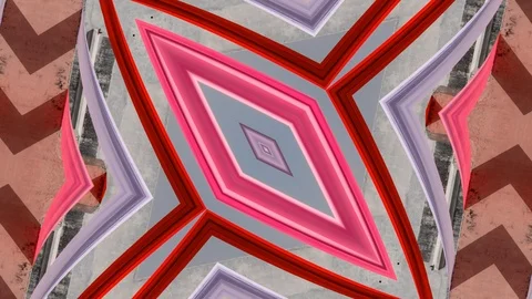 Poly Art Kaleidoscope Hypnotic Pattern Animation Footage Stock Footage 126694447