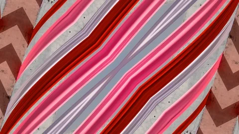 Poly Art Kaleidoscope Hypnotic Pattern Animation Footage Video stock 126694468