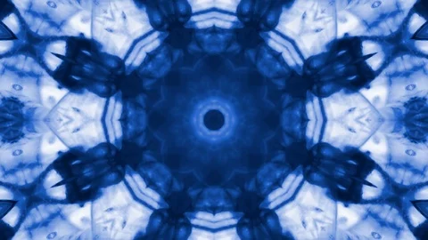 Poly Art Kaleidoscope Hypnotic Pattern Animation Footage Stock Footage 126694831